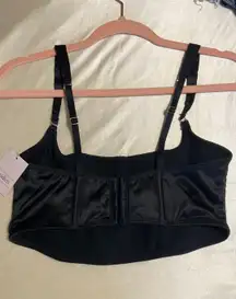 Target Black Auden Cropped Corset Top