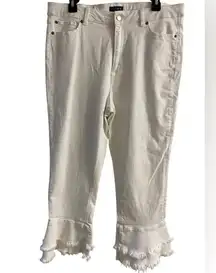 1.‎ State jeans white flare leg boho stretchy Sz 32