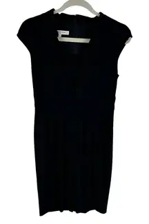 Evan-Picone Black Knee Length Pleated Dress 4