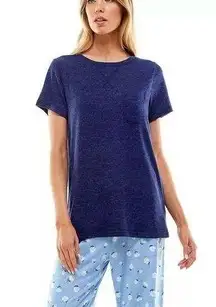 Womens Croft & Barrow Whisperluxe Pajama Tee with Pocket - Sz L