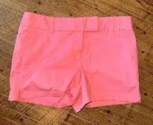 Loft pink The Riviera flat front preppy chino 8 shorts