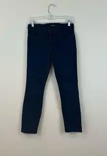 J Brand Tailored Crop Jeans in Inkwell Dark Wash Skinny Size 28