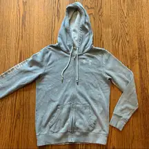 Under Armour Gray Hooded Sweatshirt Jacket medium