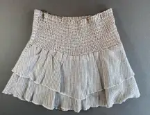 Blue Life Skorts stripes Size Small