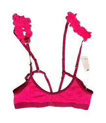 Revolve We Are HAH‎  Guard Her Convertible Bra Garter Set S Haht Lava Lace