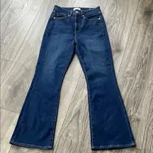 LOFT Blue Flare Wide Leg Jeans Classic Style