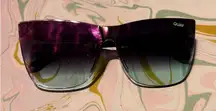 Quay pink reflective sunglasses