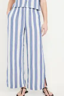 Old Navy Striped Linen Pants