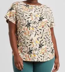 Floral Print Top Blouse