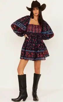 Free People Endless Afternoon Floral Babydoll Boho Dress