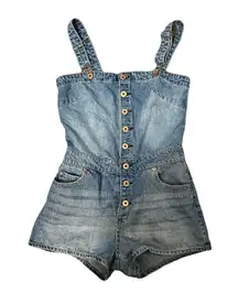 American Rag Button Front Shorts Overalls Size 0