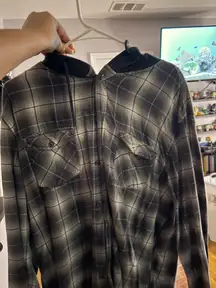 Flannel hoodie 