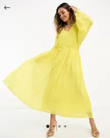 Never Fully Dressed balloon sleeve tie maxi dress size 12