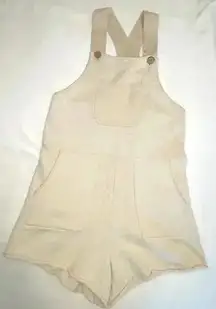 NWOT Bohme Womens Short Sweater Knit Overalls