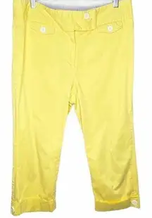 Tommy Hilfiger yellow Capri Golf Pants Size 10