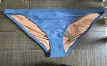 J.CREW NWT‎ Ribbed-trim hipster full-coverage bikini bottom Cornflower Blue XXL
