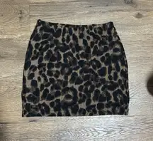 Exlura cheetah print skirt