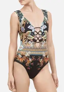 Kenneth Cole floral swimsuit. Small. Retails $129