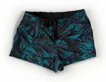 Lululemon Spring Break Away Short II 2.5" Size‎ 8 Palm Lace Tofino Teal Multi