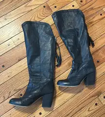 Steve Madden Leather Tall Boots Size 7