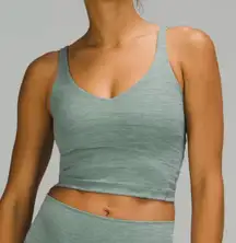 NWT lululemon align tank httw Heathered Tidewater Teal size 0
