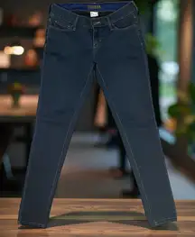 Decree Blue Dark Wash Jeans 5-Pocket Zip Fly Stretch Women’s Size M