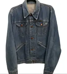 Womens 70’s vintage Wrangler trucker jacket with no lining