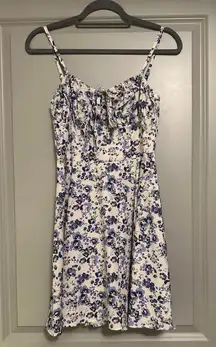 Misguided Purple Floral Sundress