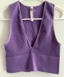 Urban Outfitters Out From Under Medium Hailey Seamless Plunge Cropped‎ Tank Bra