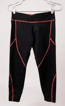 Joy Lab black and‎ pink leggings S