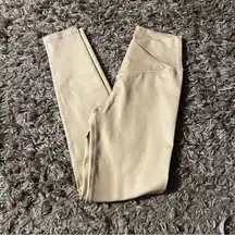 offline by aerie cross over cream leggings size small