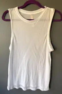 Free People Intimately Free White Sleeveless Tank Top