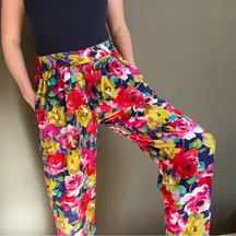 Vintage passports of pier one imports floral pants