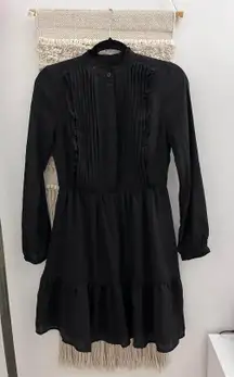 Black Babydoll Dress Long Sleeve