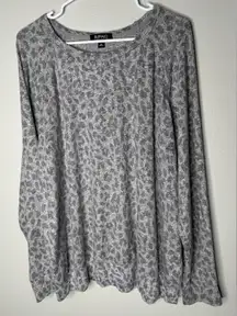 Women's Buffalo David Bitton long sleeve Leopard Print Sweater Stretchy size XL