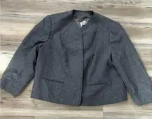 Vintage Pendleton 100% Virgin Wool Grey Casual Jacket with Duel Seam Size 44