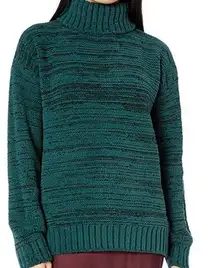 BCBGMAXAZRIA Women's Marled Turtleneck Sweater