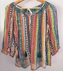 Boho Blouse Size Large