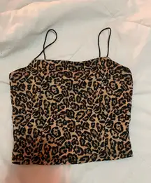 cheetah print top