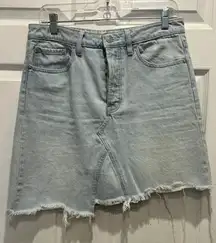 We the Free by Free People Going Rogue Patched Mini Skirt in Tidal Wave 28‎