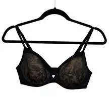 NWT Soma Lightest Lift Perfect Coverage Bra in Nude and Black Lace - Size 34C