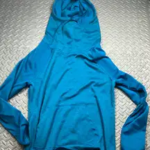 Champion Duo‎ Dry Hoodie Sweatshirt Blue Activewear Athleisure Women's Large
