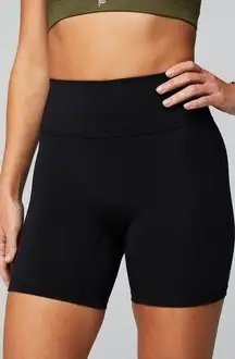 Fabletics Anywhere Motion365+ High-Waisted 6'' Shorts, Black, XS - NWT