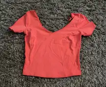 Lululemon align tee raspberry cream size 6