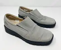 Ecco Slip On Women's Gray Loafers Size 37