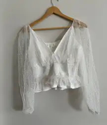 White Lace Shirt