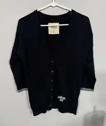 Hollister Y2K Preppy Collegiate Style Button Down Cardigan Women's Size Medium