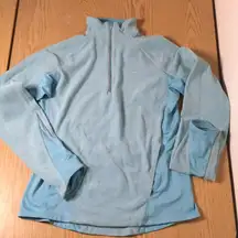 Bin 16 Women’s Nike Blue Fleece Zip Up Jacket Liteweight Baby Blue Size Small