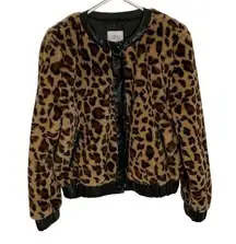 JOA leopard button‎ up jacket