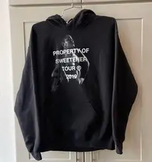 Ariana Grande Property Of Sweetener World Tour Black Hoodie Medium Music Rare